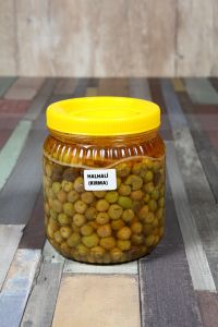 YEŞİL ZEYTİN HALHALİ KIRMA (1 KG SALAMURA)